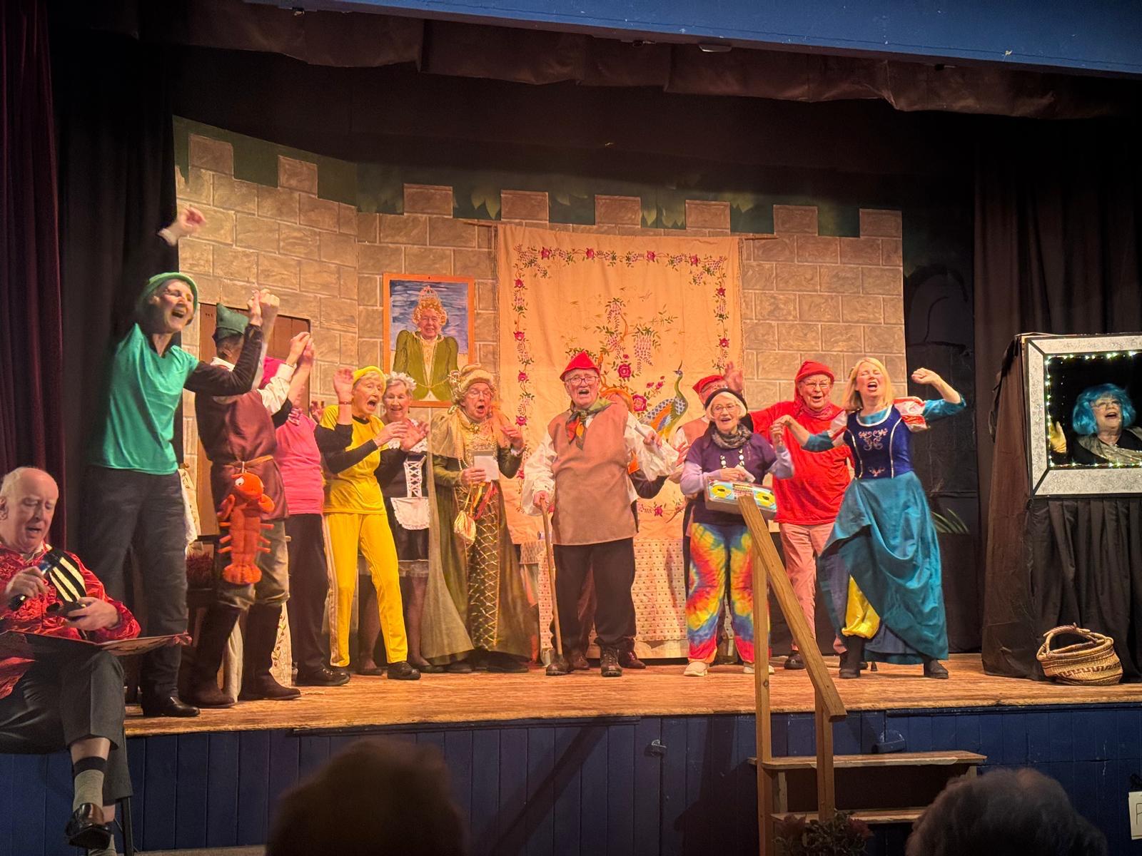 The gang putting on our annual panto