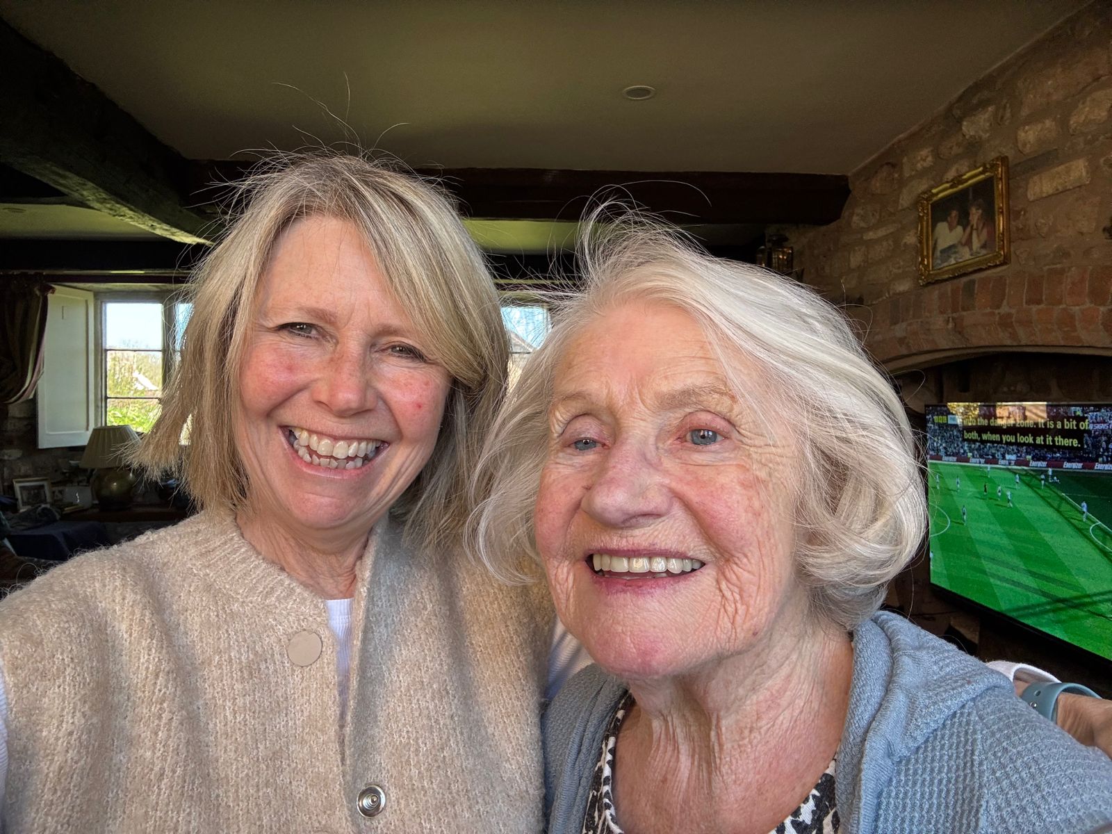 Sam and her mum Maureen